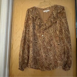 Paisley Print Blouse